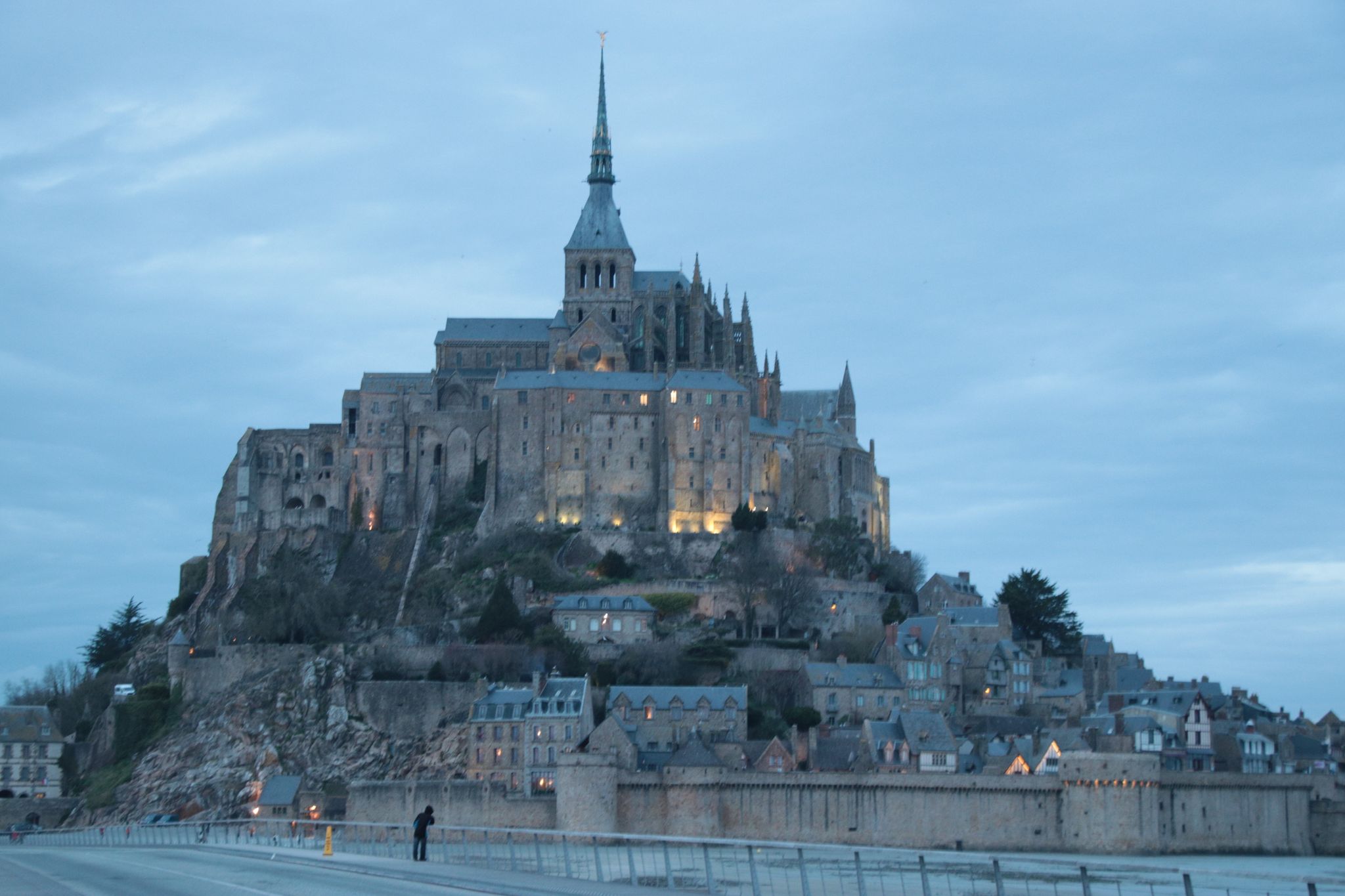 Mont Saint-Michel at Dusk