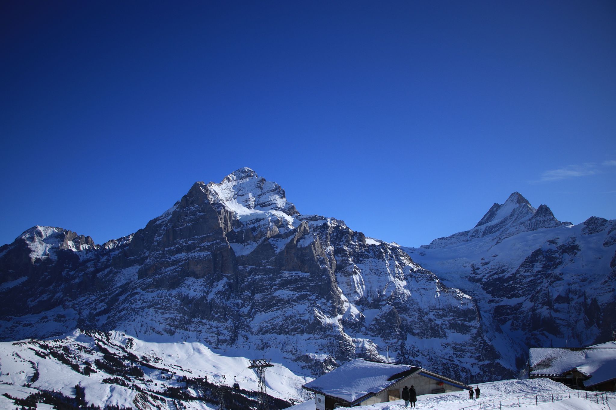 Snowy Mountain Landscape