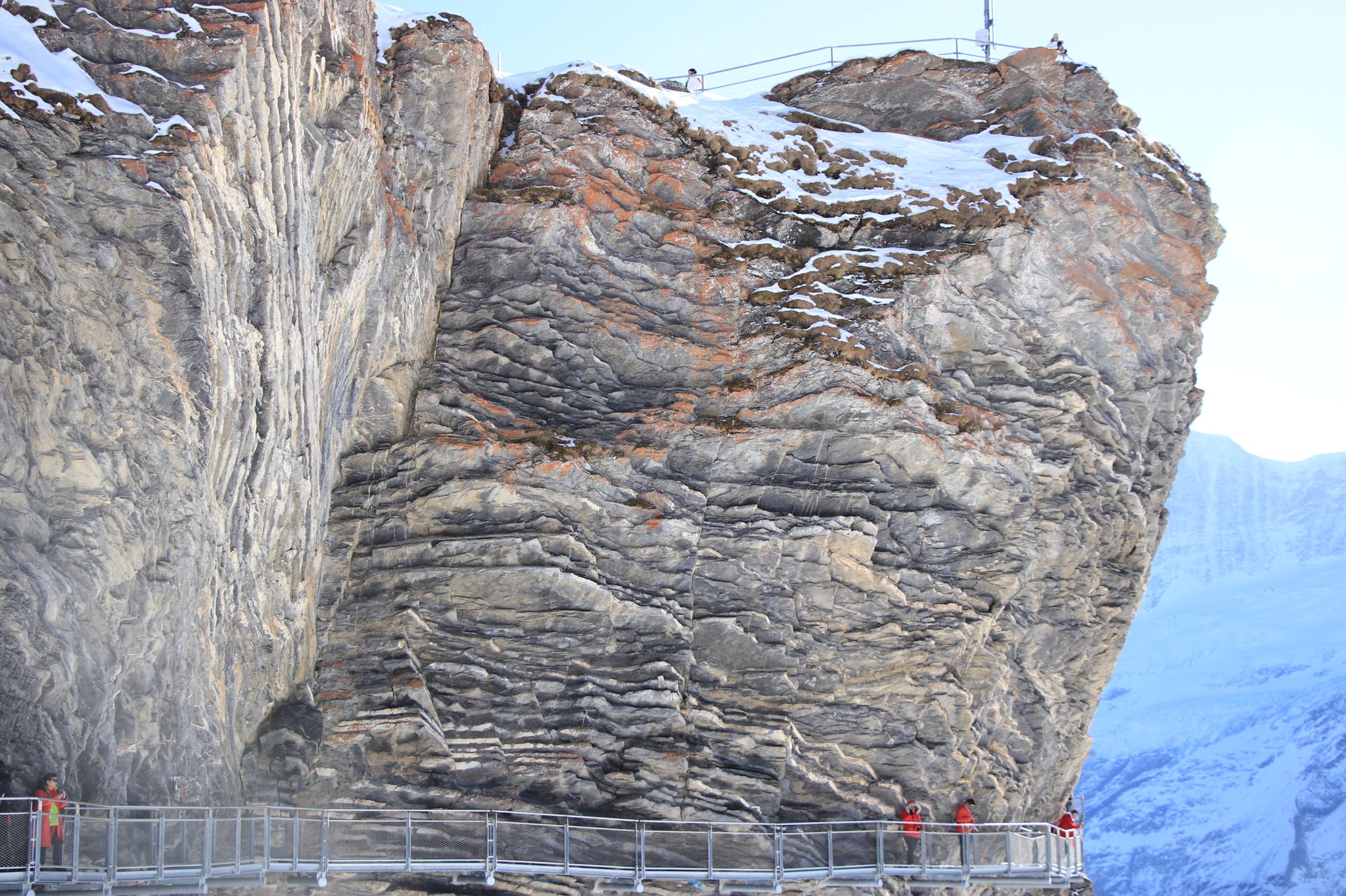 Snowy Cliff