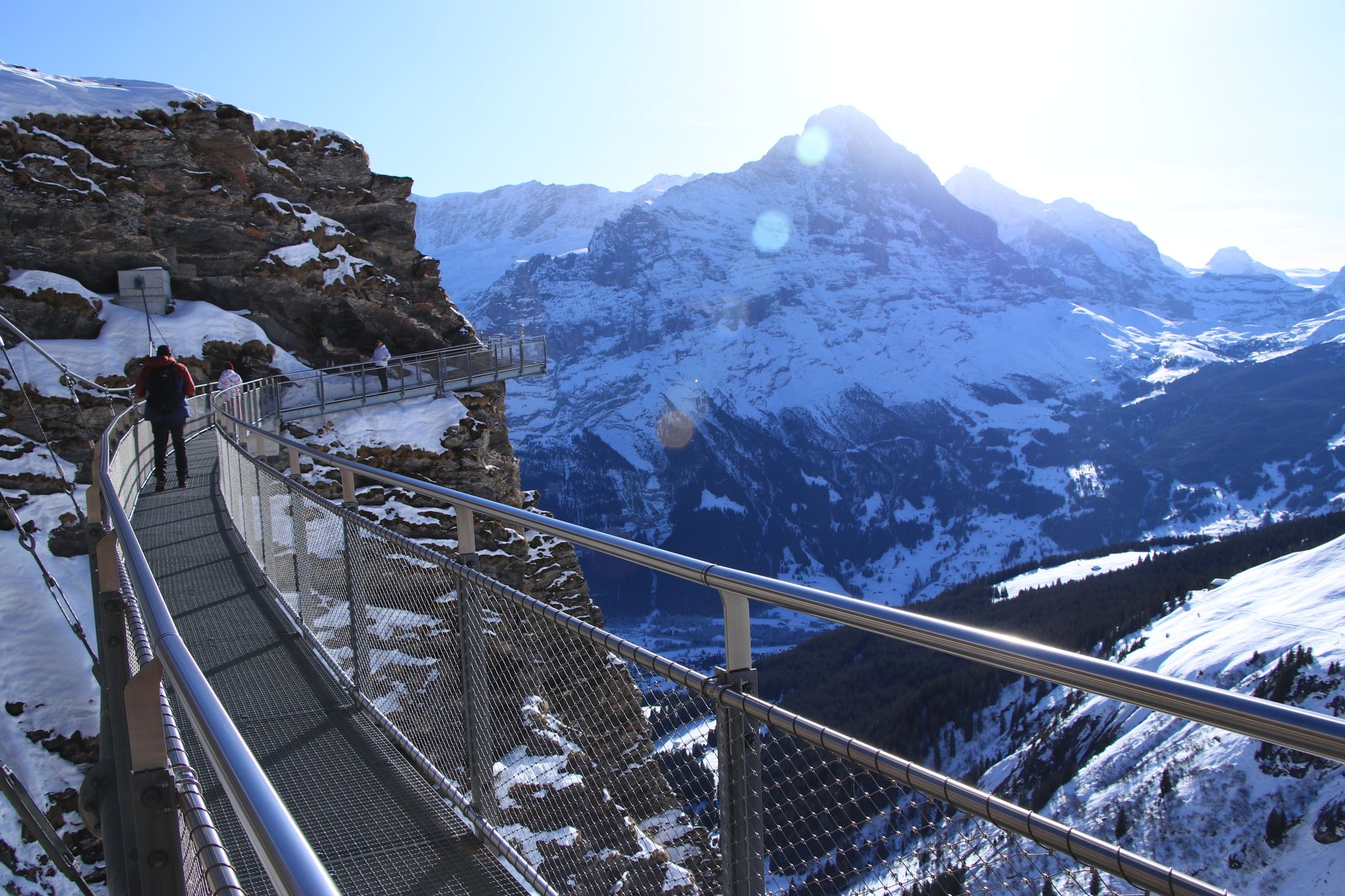 Snowy Mountain Bridge