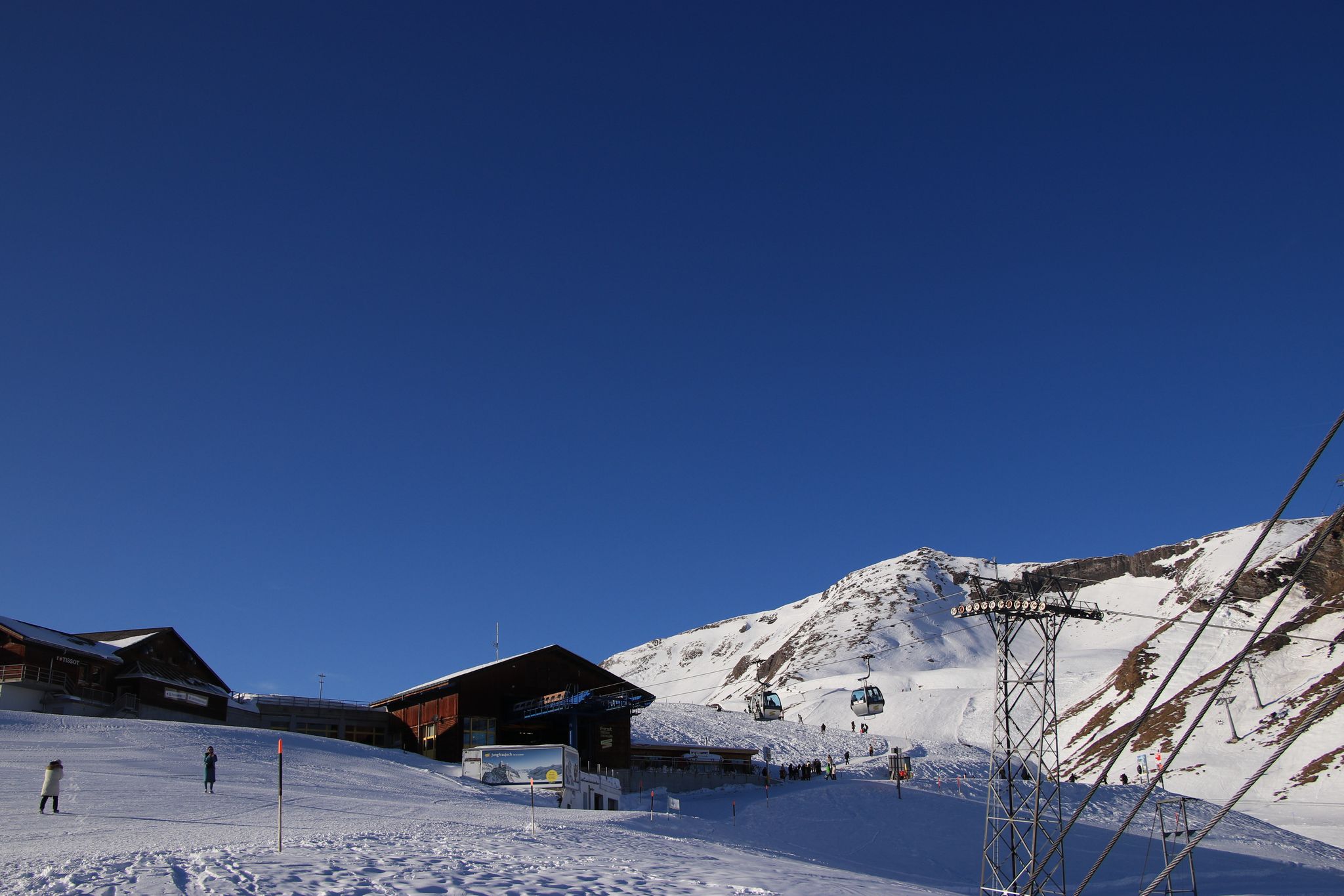 Skiing in the Mountains