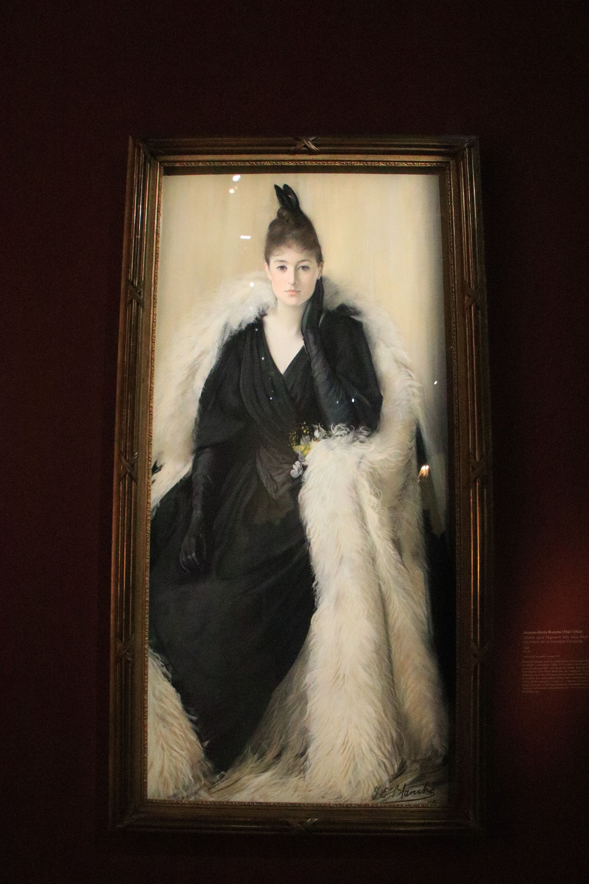 Mysterious Woman in Black
