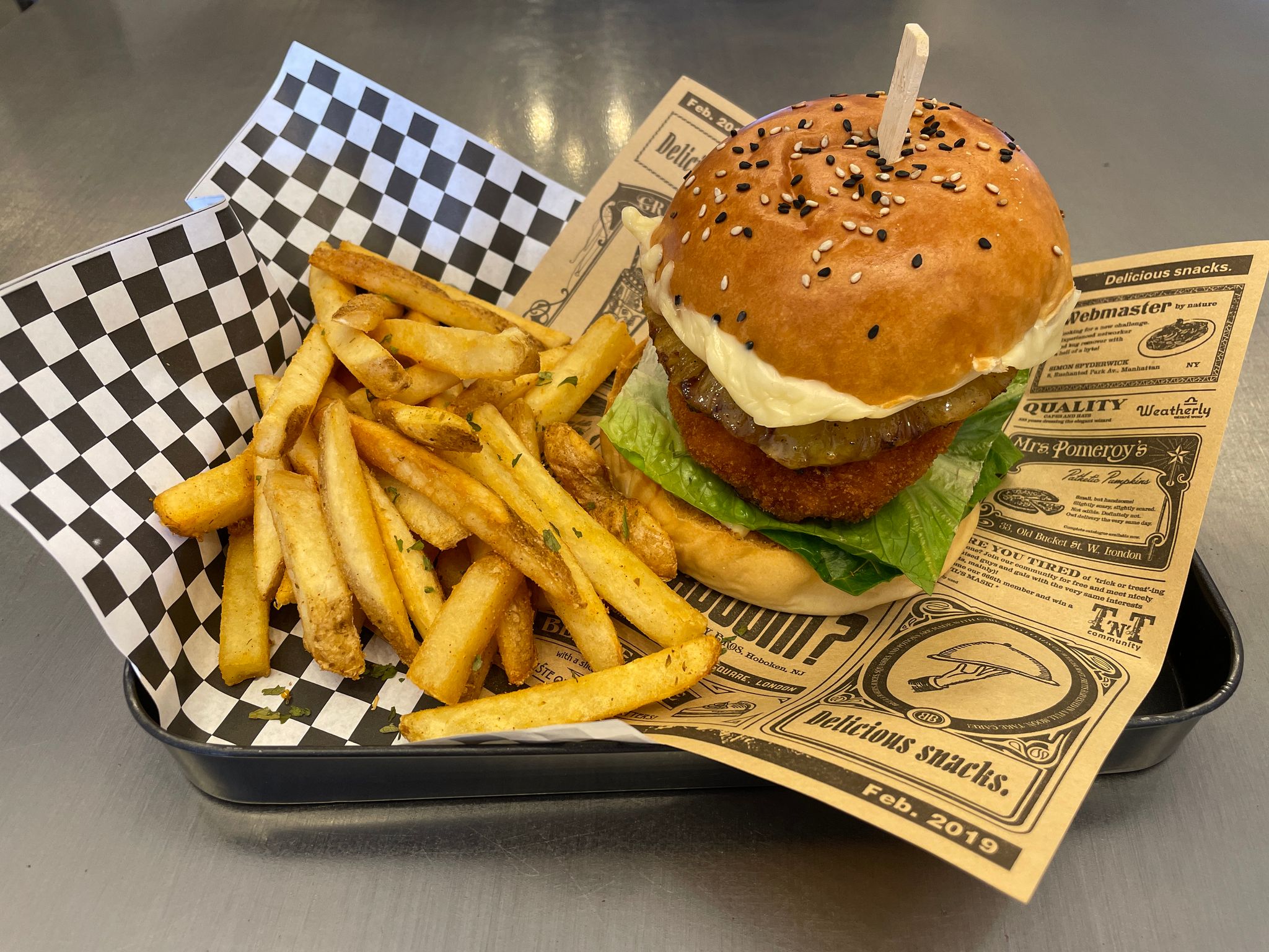 Burger and Fries