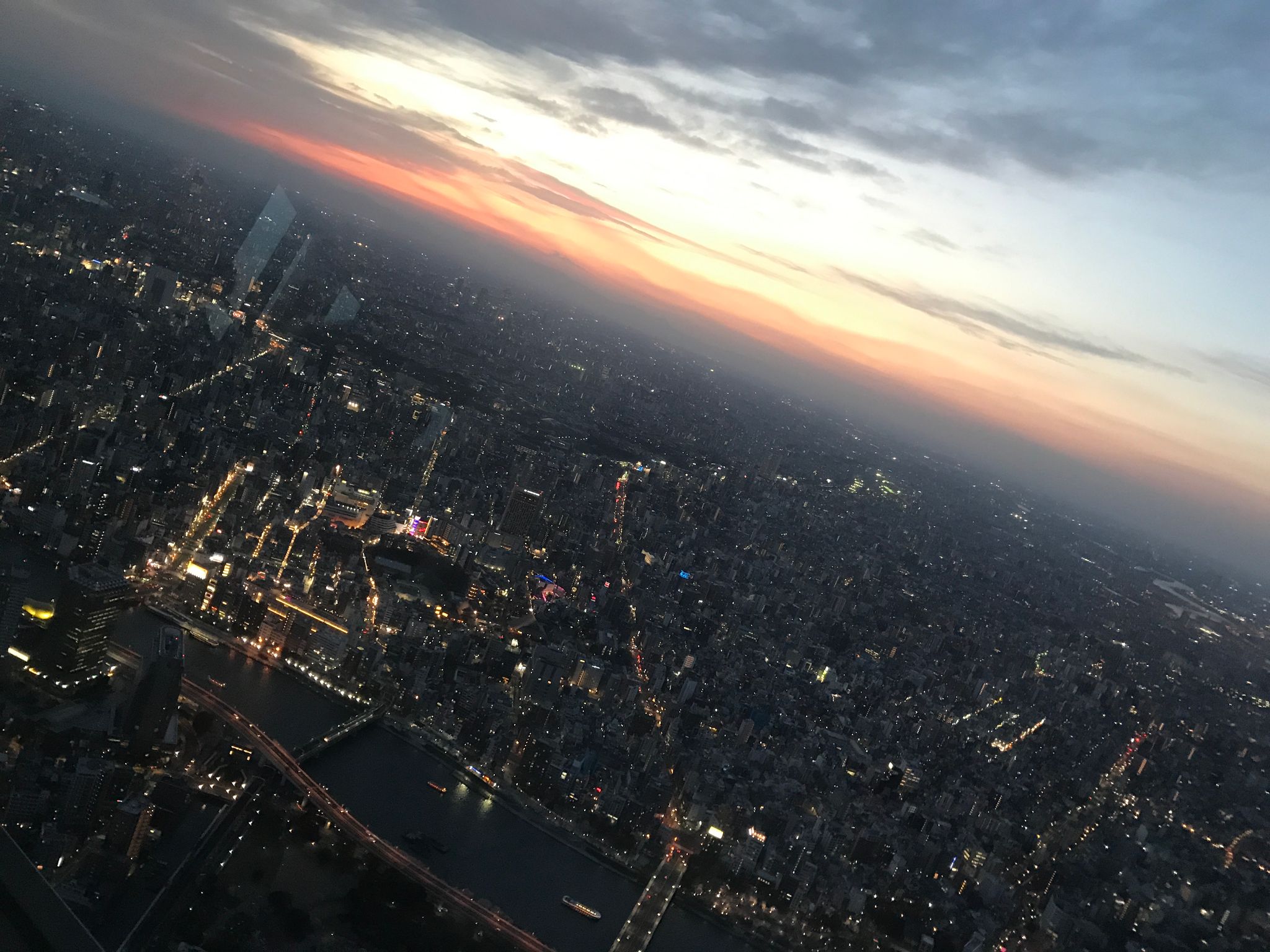 Sunset Over the City