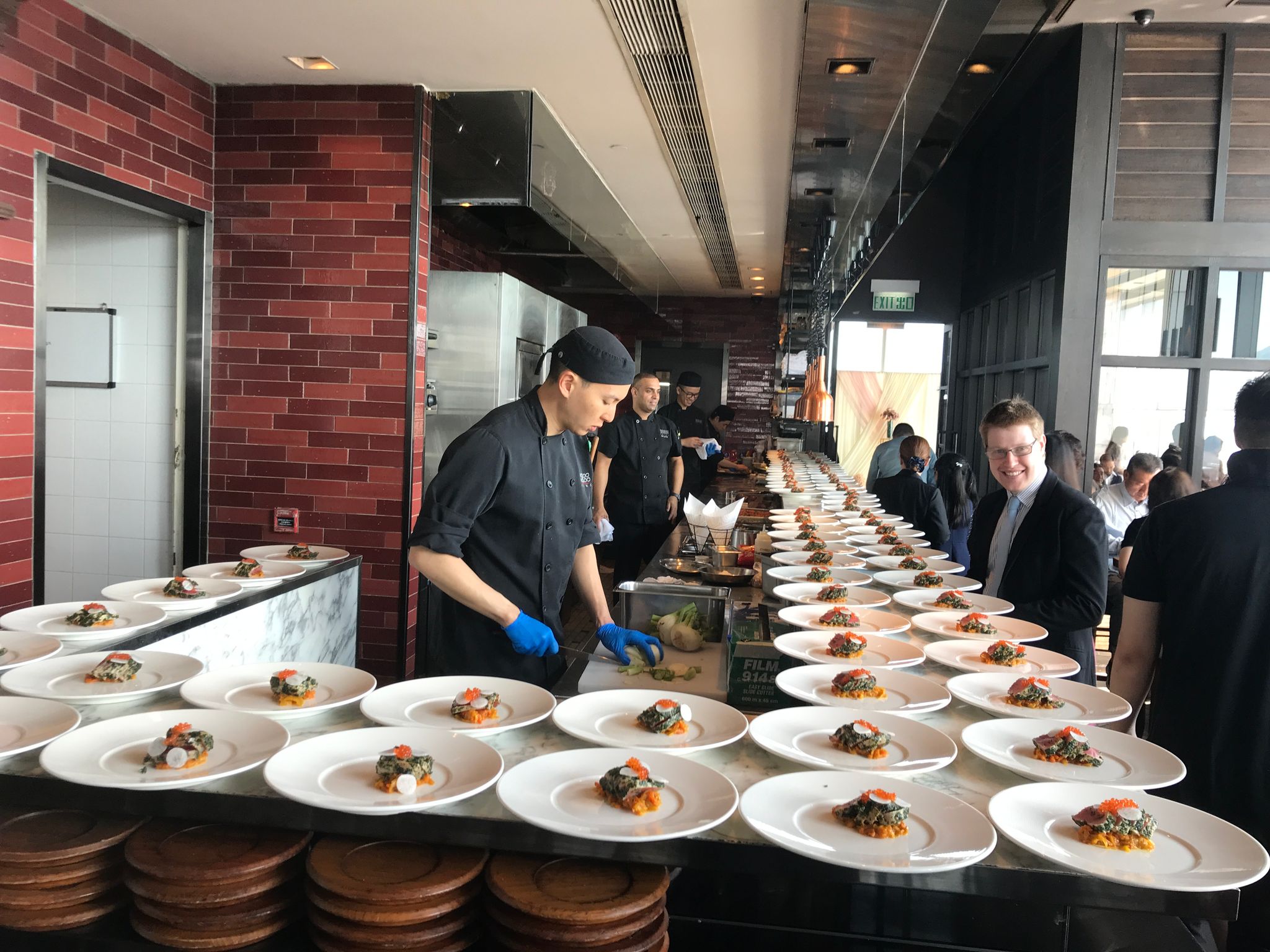 Lunch at the Restaurant