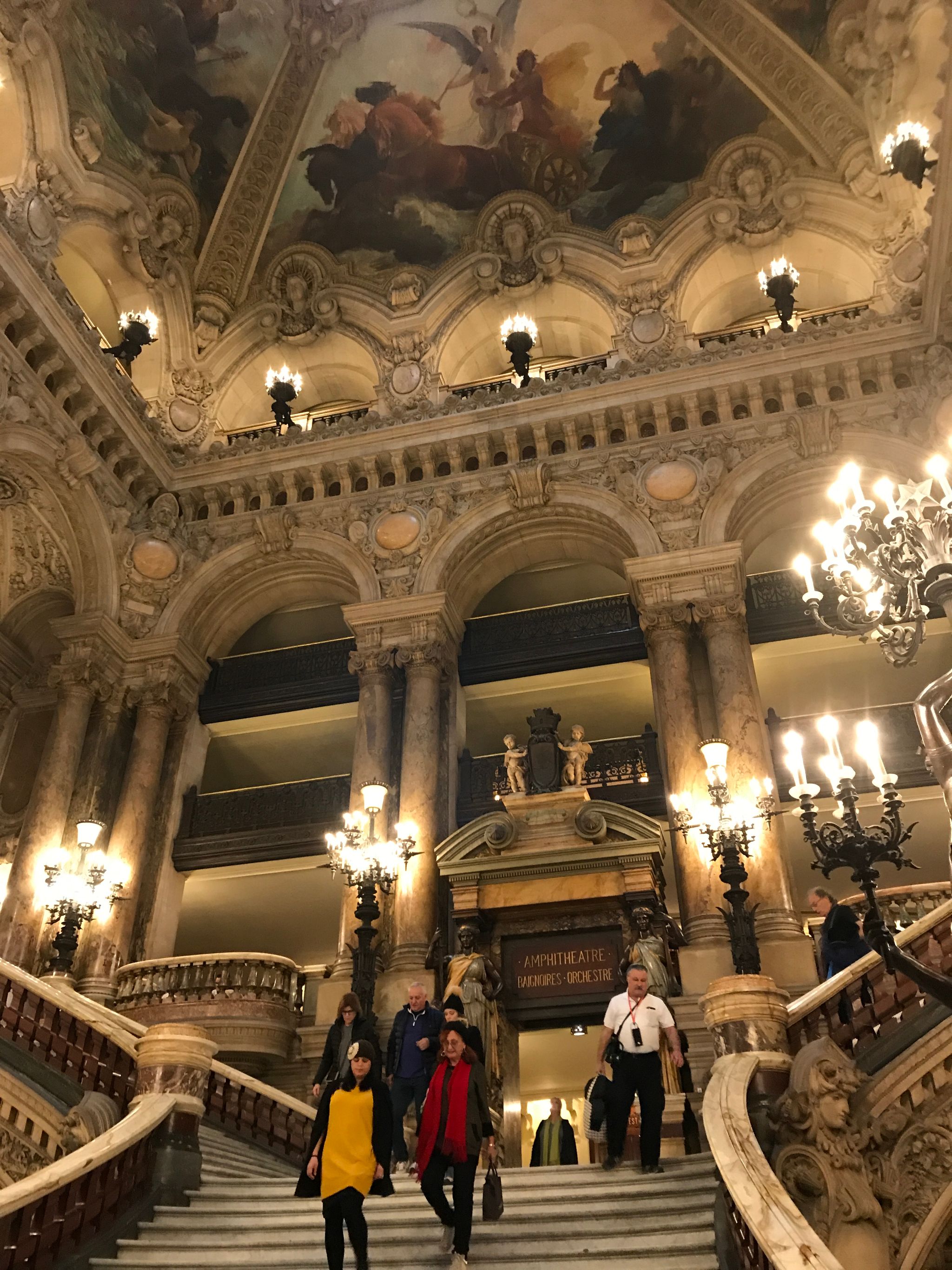 The Grand Staircase of the Paris Opera