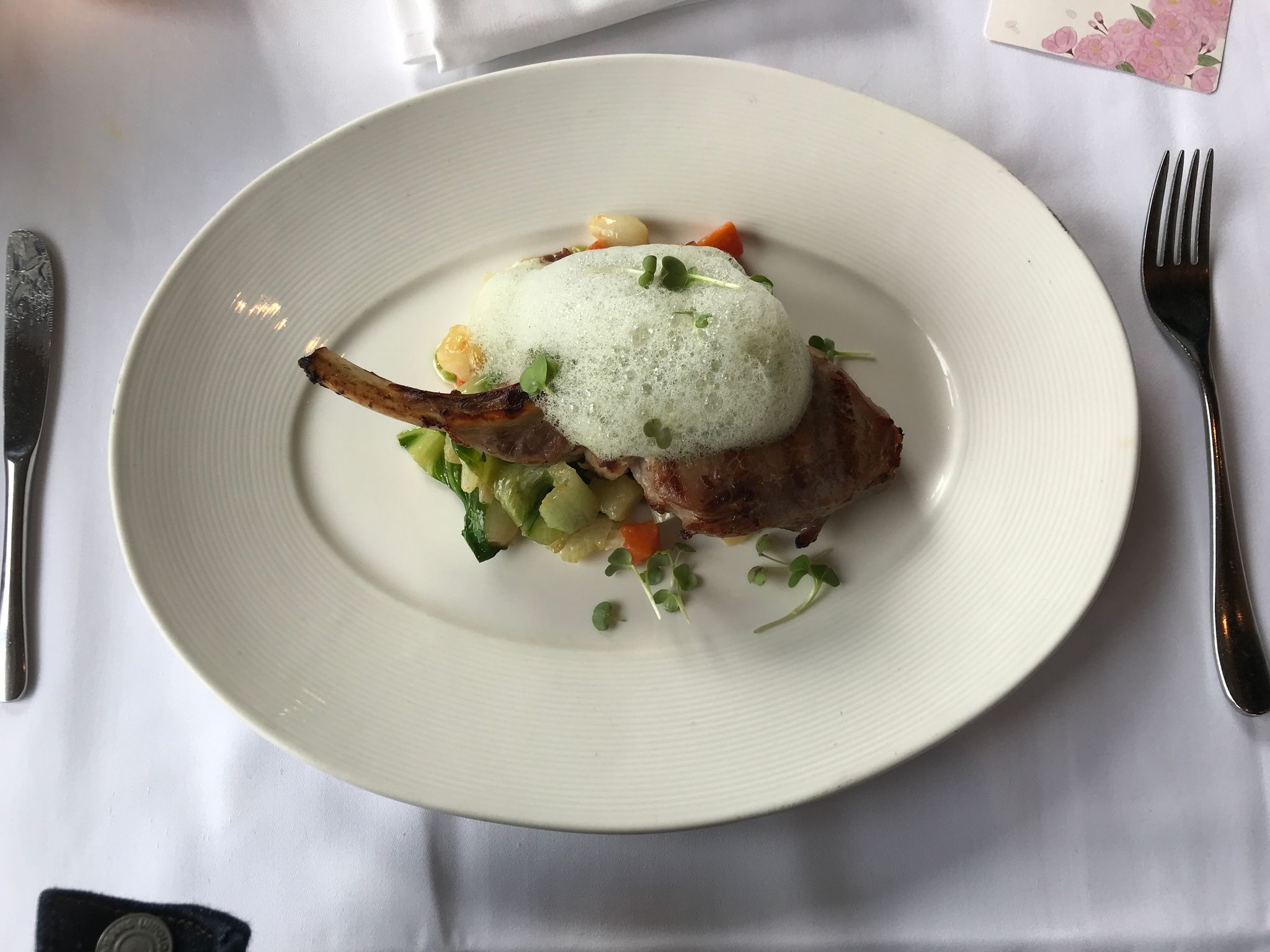 Dinner at the Restaurant