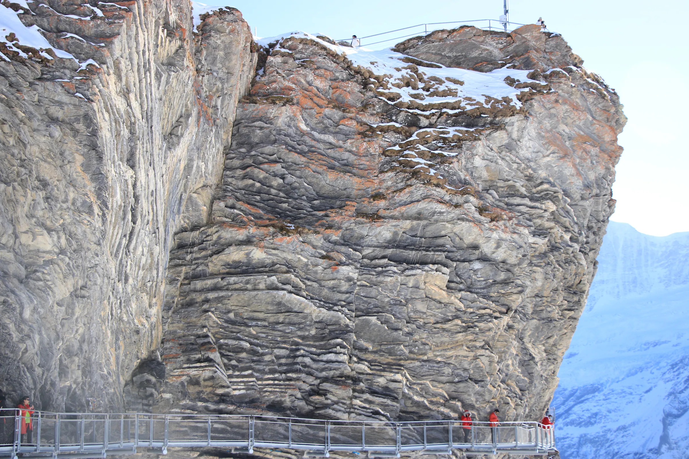 Snowy Cliff
