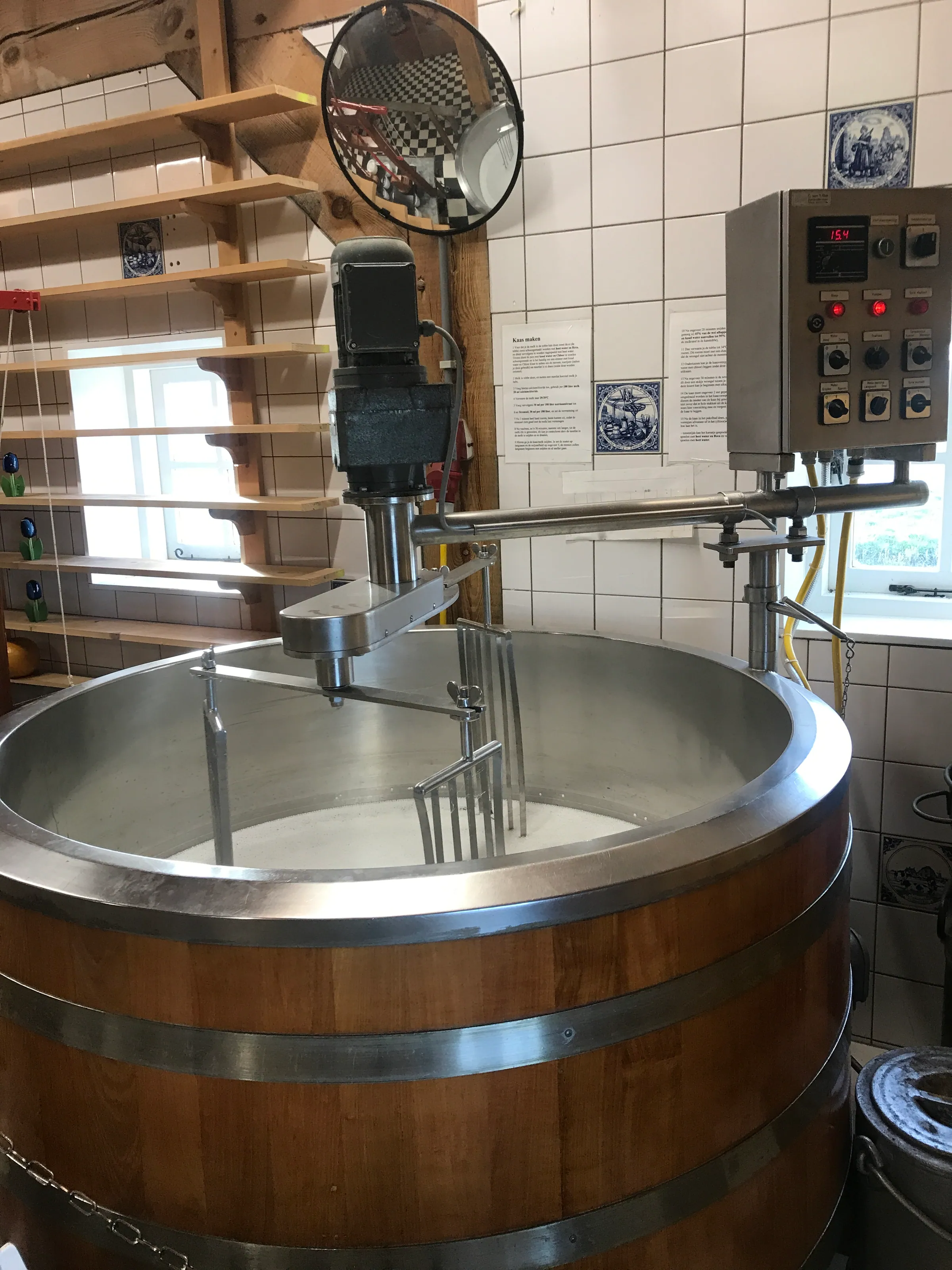 Cheese Vat at Work