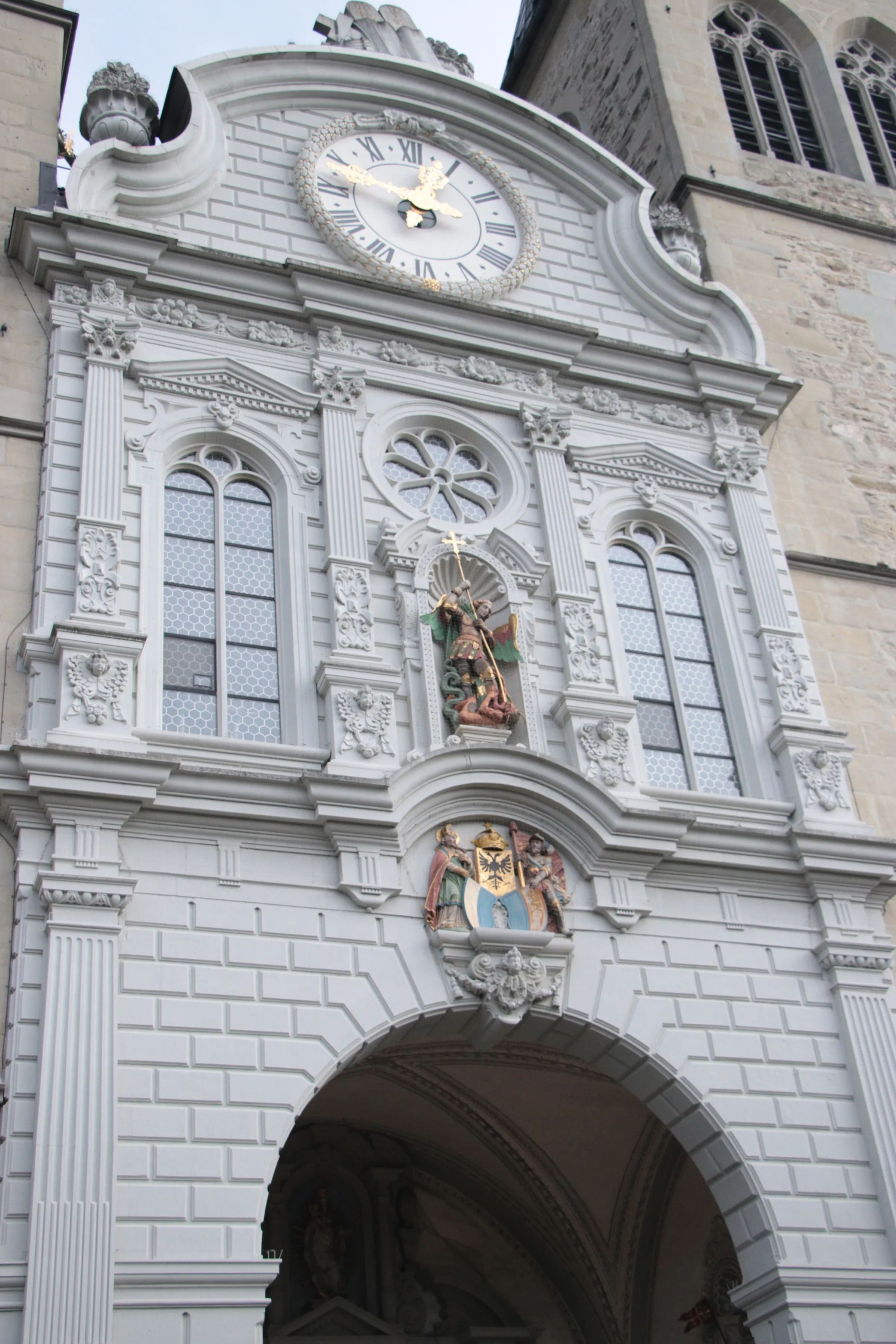 Clock Above the Portal